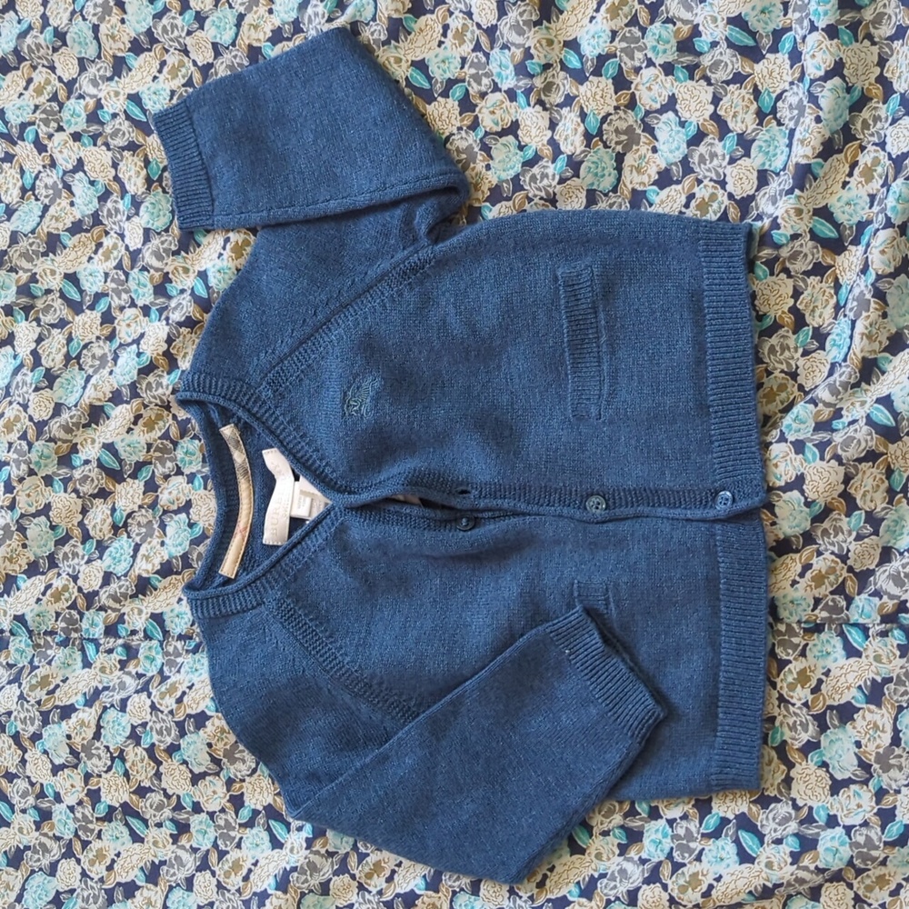 BURBERRY | Blue Cardigan